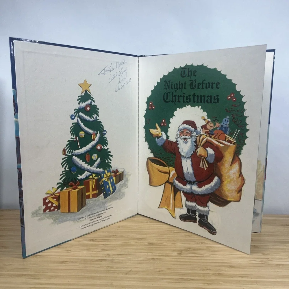 The Night Before Christmas -1983 - Illustrated Hardcover, Belgium First Printing